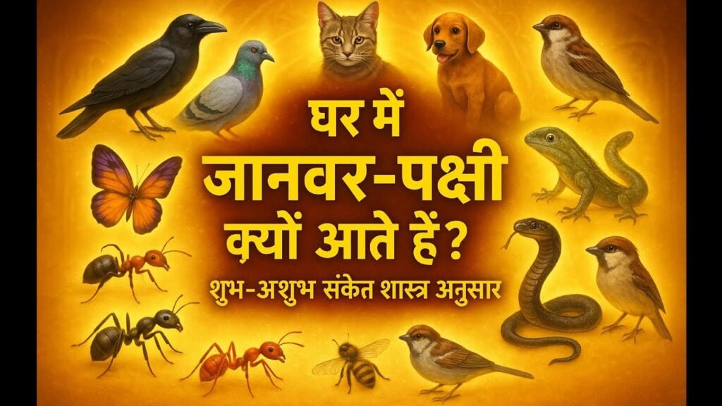 Animals-Birds Coming Home–Auspicious-Inauspicious Sign